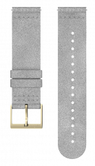 Suunto 20mm Urban 4 Microfiber Strap Grey Gold Size S