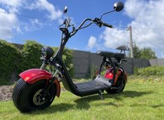 Elektrická koloběžka Lera Scooters C1+ 1500W červená