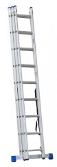 Rebrík G21 3-dielny 5,9 m, 3x9 priečok