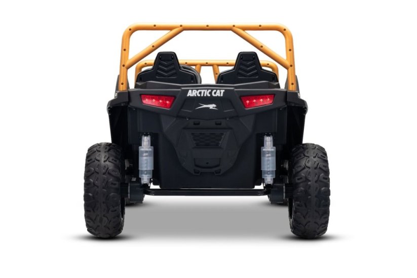 Elektrická buggy Arctic CAT XXL 4x4 24V, zelená, dvoumístná, Měkká EVA kola, Výkonné motory, Lithiová baterie, MP3 přehrávač s Bluetooth, Odpružená zadní náprava, Koženková sedadla, Originální licence