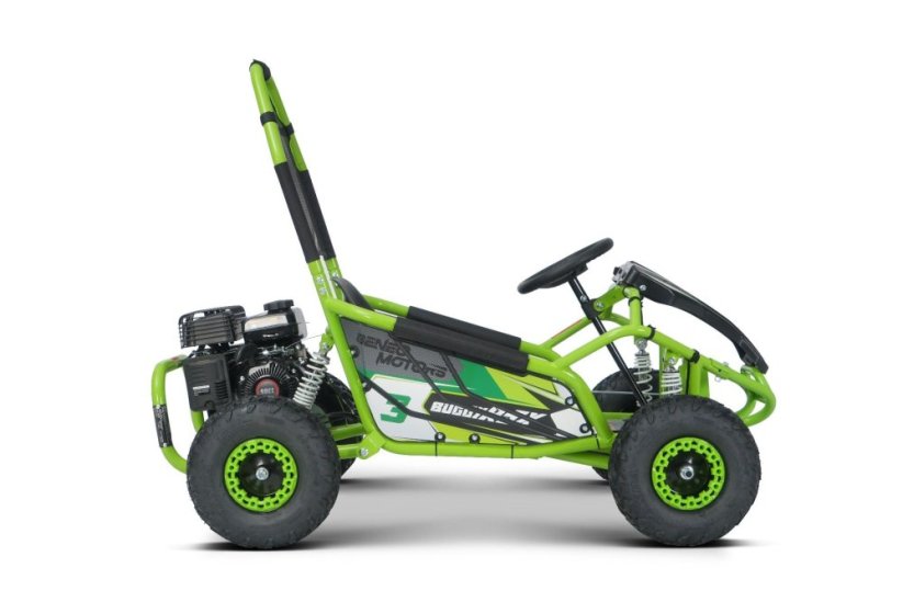 Benzínová bugina pro děti Beneo Motors BUGGY RSX zelená - 98cm3