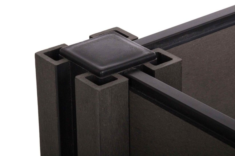 Vyvýšený záhon G21 Crop 210 x 106 x 80, WPC, Eben