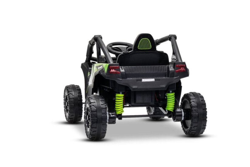 Elektrické autíčko Kawasaki TERYX KRX 1000 12V, čierne, jednomiestne, odpružená zadná náprava, 2,4 Ghz diaľkové ovládanie, Lítiová batéria, 2 x 25W Motory, MP3 s USB/AUX
