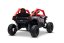 Elektrické autíčko Kawasaki TERYX KRX 1000 12V, červené, jednomiestne, odpružená zadná náprava, 2,4 Ghz diaľkové ovládanie, Lítiová batéria, 2 x 25W Motory, MP3 s USB/AUX,