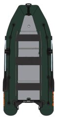 Kolibri KM-400DSL zelený, hliníková podlaha