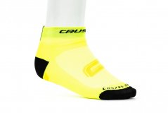 Cyklistické ponožky Crussis, žluto-černé