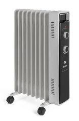 Olejový radiátor G21 Vesuv biely, 9 rebier, 2000 W