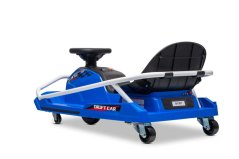 Beneo Motors Drift Kart 24V, modrá, 300W střídavý motor, lithiová baterie, režim Drift s rychlostí 14 km/h, pevná železná konstrukce, bezpečnostní pás, sportovní sedadlo, multifunkční volant