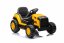 Beneo Licencovaný elektrický Bagr Caterpillar, Jednomístný, žlutý, USB vstupem na MP3 Přehrávači, Zadním pohonem s 2 x 30W Motory a Lithiovou baterií