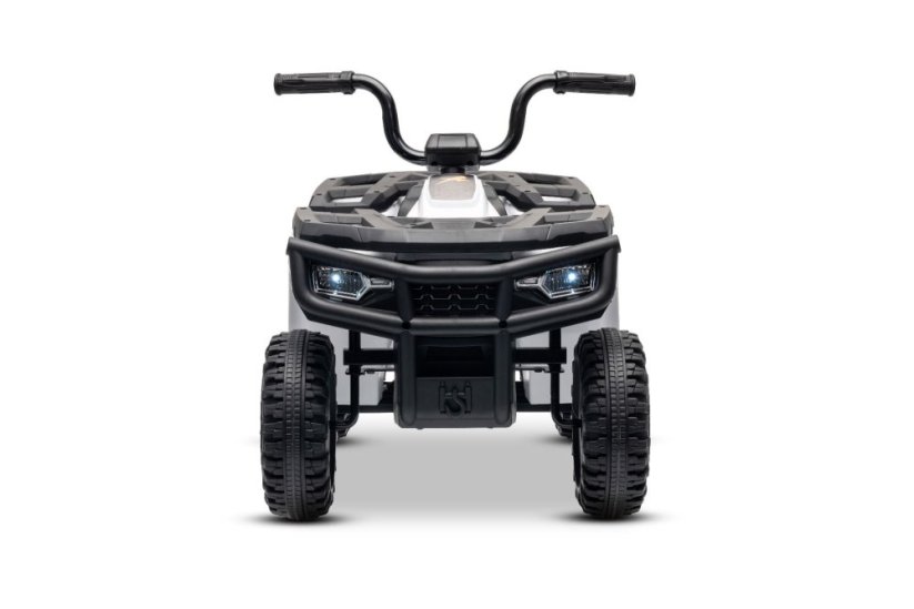 Elektrická štvorkolka Beneo Arctic Cat 12V so zadným pohonom, biela, LED svetlá, Lítiová batéria, 2 x 25W motor, Originál Licencia