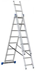 Rebrík G21 trojdielny 5,1m 3x8 priečok