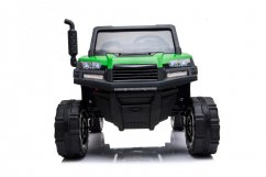 Beneo Farmárske elektrické autíčko RIDER 4X4 s pohonom všetkých kolies, 2x12V batéria, EVA kolesá, široké dvojmiestne sedadlo, Odpružené nápravy, 2,4 GHz Diaľkový ovládač, Dvojmiestne, MP3 prehrávač s