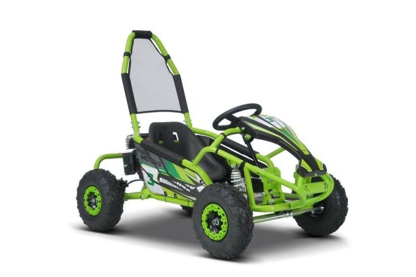 Benzínová bugina pro děti Beneo Motors BUGGY RSX zelená - 98cm3
