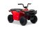 Elektrická čtyřkolka Beneo Arctic Cat 12V se zadním pohonem, červená, LED světla, lithiová baterie, 2 x 25W motor, originální licence
