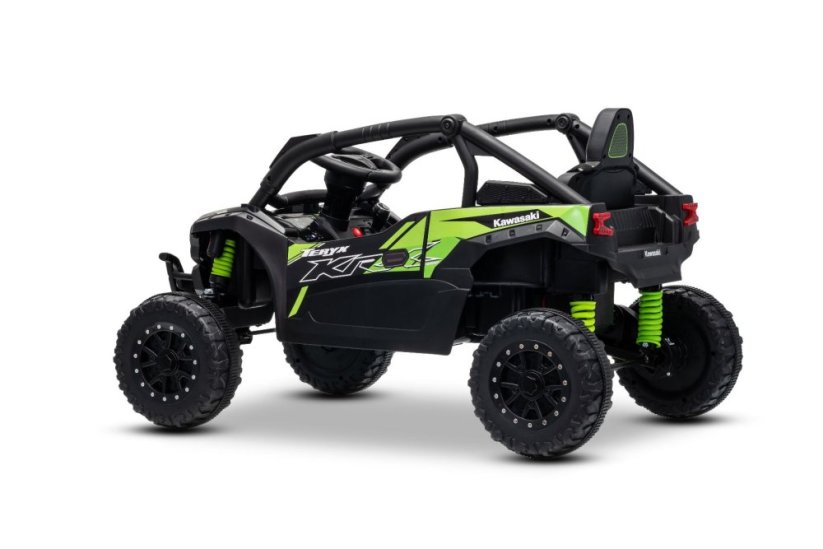 Elektrické autíčko Kawasaki TERYX KRX 1000 12V, čierne, jednomiestne, odpružená zadná náprava, 2,4 Ghz diaľkové ovládanie, Lítiová batéria, 2 x 25W Motory, MP3 s USB/AUX