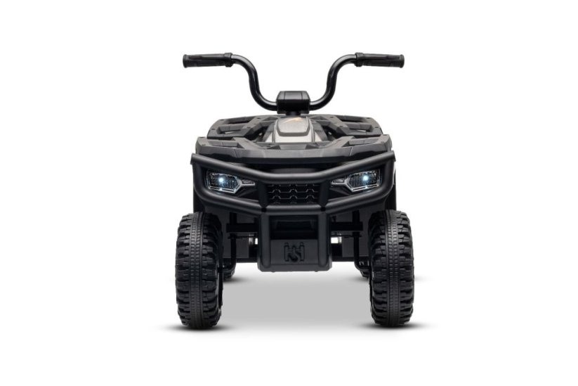 Elektrická čtyřkolka Beneo Arctic Cat 12V se zadním pohonem, šedá, LED světla, lithiová baterie, 2 x 25W motor, originální licence