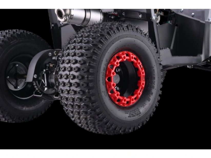 Benzínová štvorkolka pre deti Beneo Motors WARRIOR červená - 125cm3