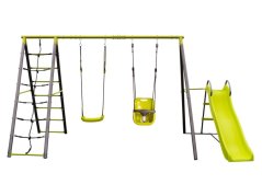 Záhradná hojdačka G21 Tacoma 2 so šmykľavkou