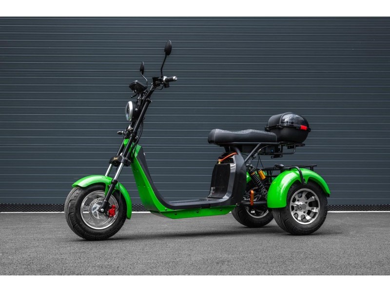 Elektrická tříkolka Leramotors Scooters C5 2000W zelená