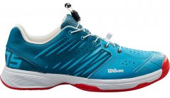Detská tenisová obuv Wilson Kaos Jr 2.0 QL blue coral / white / fiesta