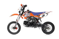 Pitbike Leramotors By Apollo Jaguar 125cc 14"/12" E-Start oranžová