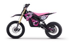 Elektrický Motocross pro děti a teenagery Beneo Motors Falcon růžový - 1600W