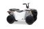 Elektrická štvorkolka Beneo Arctic Cat 12V so zadným pohonom, biela, LED svetlá, Lítiová batéria, 2 x 25W motor, Originál Licencia