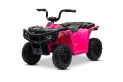 Elektrická čtyřkolka Beneo Arctic Cat 12V se zadním pohonem, růžová, LED světla, lithiová baterie, 2 x 25W motor, originální licence
