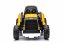Beneo Licencovaný elektrický Bagr Caterpillar, Jednomístný, žlutý, USB vstupem na MP3 Přehrávači, Zadním pohonem s 2 x 30W Motory a Lithiovou baterií