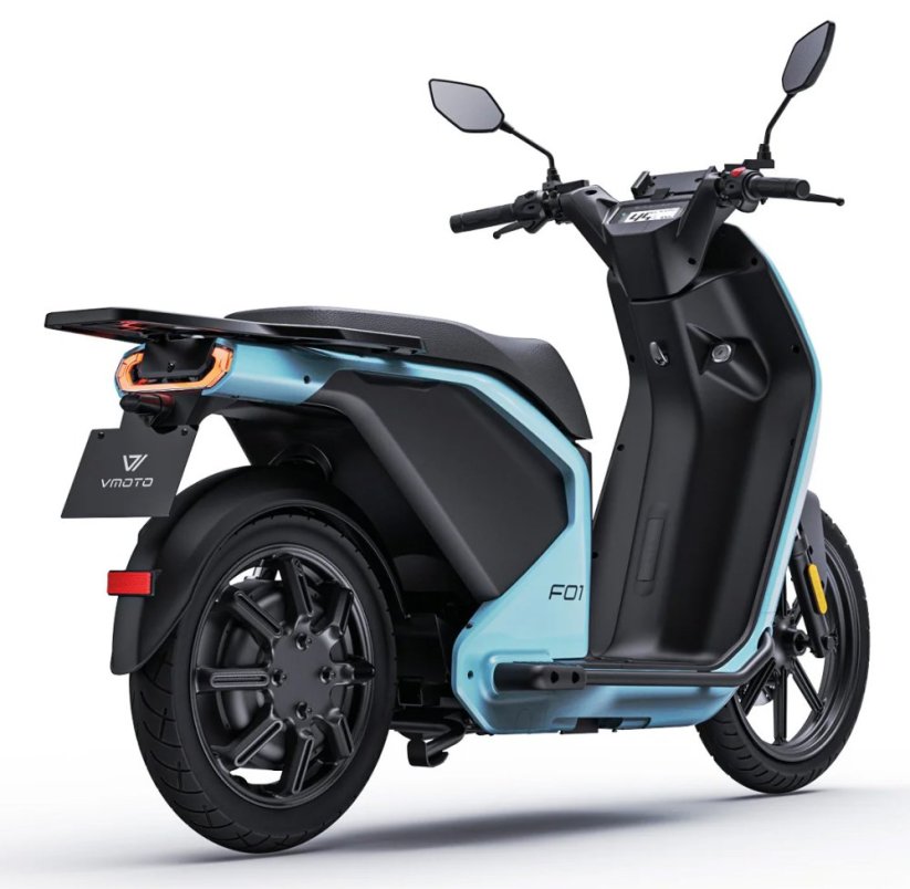 Motocykel Super Soco F01 svetlomodrý