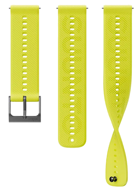 Suunto 22mm Athletic 6 Silicone Strap lime S+M