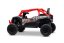 Elektrické autíčko Kawasaki TERYX KRX 1000 12V, červené, jednomiestne, odpružená zadná náprava, 2,4 Ghz diaľkové ovládanie, Lítiová batéria, 2 x 25W Motory, MP3 s USB/AUX,