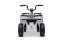 Elektrická štvorkolka Beneo Arctic Cat 12V so zadným pohonom, biela, LED svetlá, Lítiová batéria, 2 x 25W motor, Originál Licencia