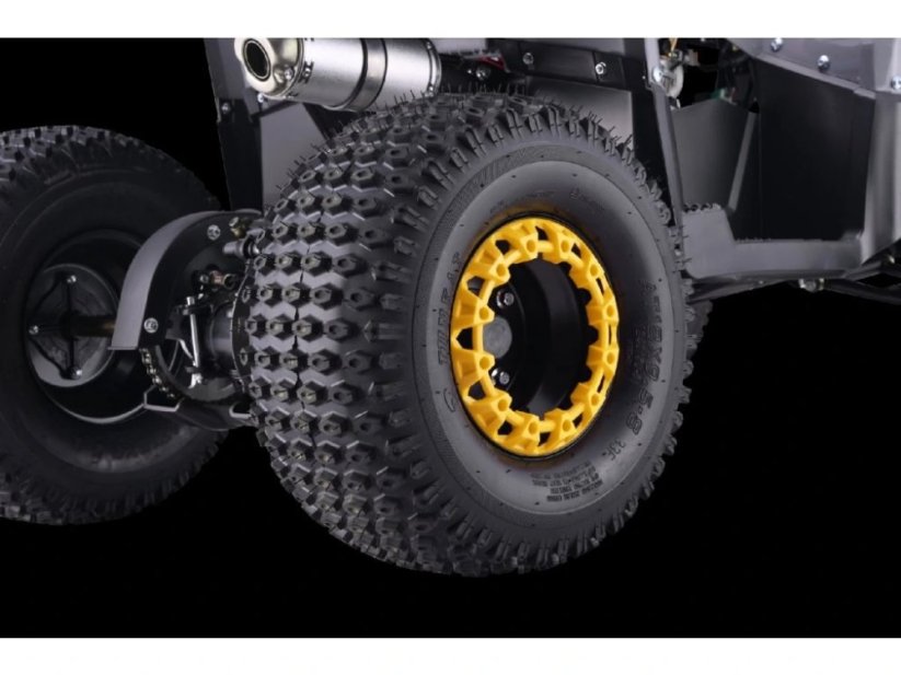 Benzínová štvorkolka pre deti Beneo Motors WARRIOR žltá - 125cm3