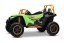 Elektrická bugina Arctic CAT XXL 4x4 24V, zelená, dvojmiestna, Mäkké EVA kolesá, Výkonné motory, Lítiová batéria, MP3 Prehrávač s Bluetoothom, odpružená zadná náprava, koženkové sedadlá, Originál Licencia
