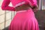 Dámska sukénka se šortkami Crussis neon pink