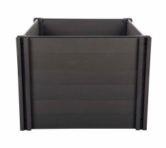 Vyvýšený záhon G21 Crop 106 x 106 x 80, WPC, Eben