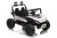 Elektrické auto Beneo T-REX Ride 4x4 dvoumístné 24V, bílé, MP3 přehrávač se vstupem USB/AUX, pohon 4x4, lithiová baterie, odpružení, dálkové ovládání, LED světla