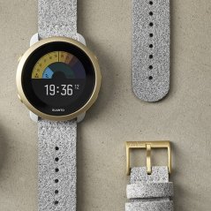 Suunto 20mm Urban 4 Microfiber Strap Grey Gold Size S