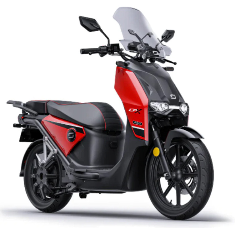 Elektrický skúter Super Soco CPX PRO dual battery červený