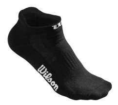 Wilson W No Show sock black