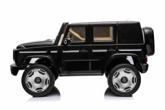 Elektrické autíčko Beneo Mercedes-Benz EQG 12V, čierne, LED Podsvietené častí karosérie, funkčné predné aj zadné svetlá, 2.4 GHz diaľkové ovládanie, USB/Aux Vstup, Lítiová batéria, 2 X 35W motor, ORIGINÁL licencia