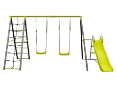 Záhradná hojdačka G21 Tacoma 1 so šmykľavkou