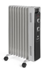 Olejový radiátor G21 Vesuv biely, 9 rebier, 2000 W