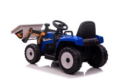 Eljet Detský elektrický traktor s nakladacou lyžicou modrá, Li-Ion