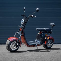 Elektrický skútr Lera Scooters C2 2000W hnědý