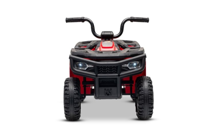 Elektrická čtyřkolka Beneo Arctic Cat 12V se zadním pohonem, červená, LED světla, lithiová baterie, 2 x 25W motor, originální licence