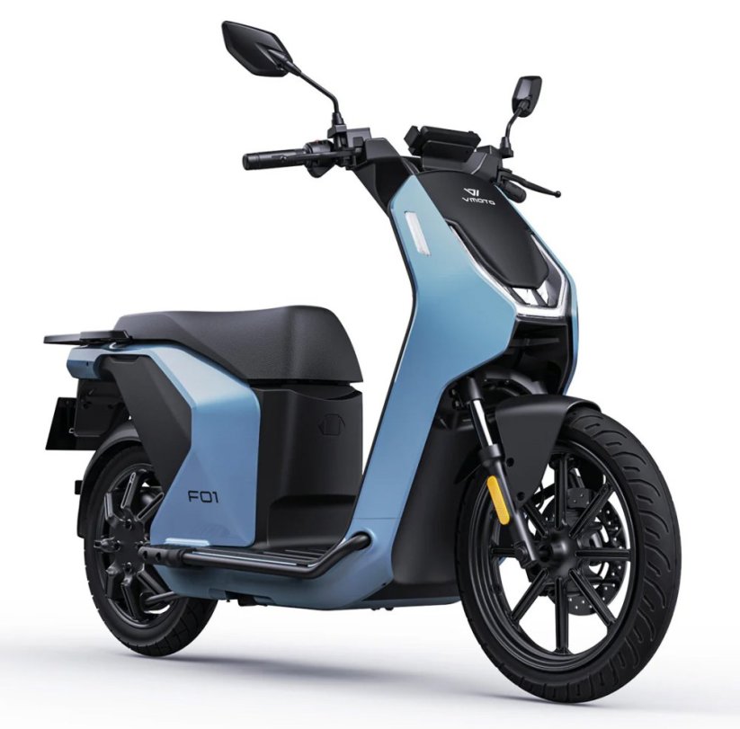 Motocykel Super Soco F01 modrý