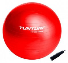 Gymnastický míč s pumpičkou Tunturi 65 cm červená