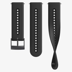 Suunto 24mm Athletic 7 Silicone Strap Charchoral Black Size S+M